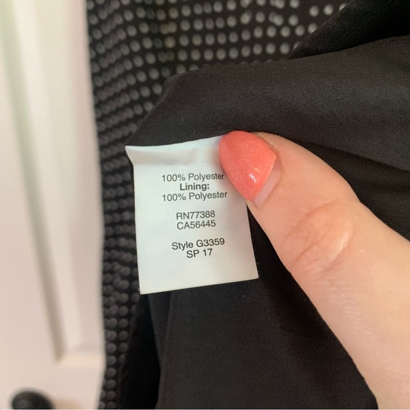 J. Crew Polka Dot V-Neck Shift Sleeveless Dress, size 8 - Picture 7 of 11